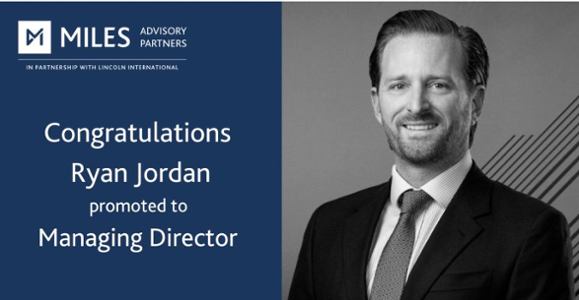 Ryan Jordan promoted to Managing Director